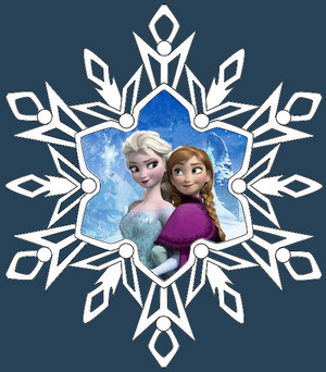  Холодное сердце - Elsa and Anna Ornament