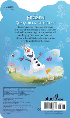 Frozen Melt My Heart: Share Hugs with Olaf Book