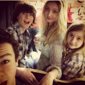  Hana with Chandler, Kyla (from the walking dead), his brother and there friend Gabe