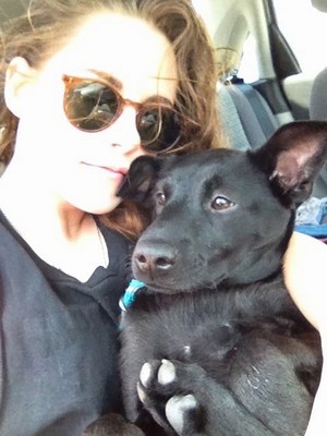  Kristen and her dog,Cole
