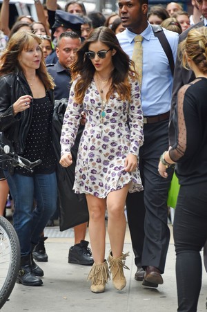  Lucy leaving the Good Morning America studios - June 30th