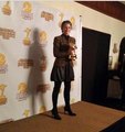 Melissa McBride winning the Saturn Award for Carol! - the-walking-dead photo