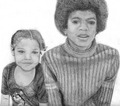 Michael And Janet As Children - michael-jackson fan art