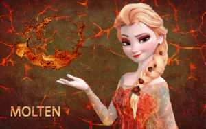  Molten/lava Elsa
