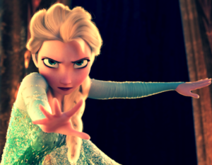  クイーン Elsa Defending Herself