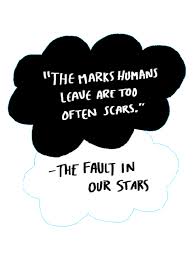 Quote 8 (marks are scars)