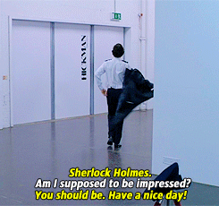 Sherlock's Exit Scenes