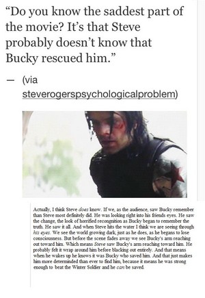 Some tumblr posts about Steve and Bucky... ★