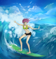 Tecna Surfing - the-winx-club fan art