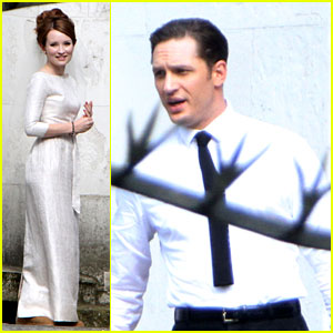  Tom Hardy & Emily Browning Get Married for 'Legend' Movie!