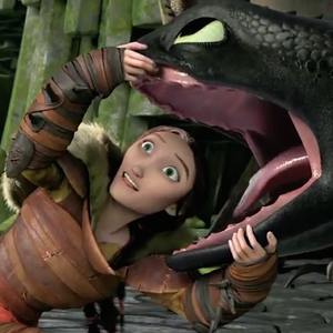  Toothless and Valka