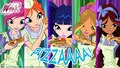 Winx eating pizza - the-winx-club photo