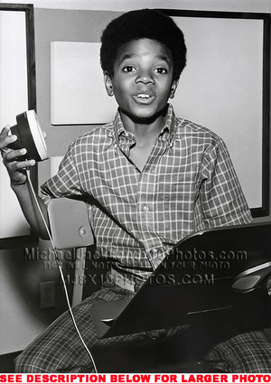  Young Michael In The Recording Studio