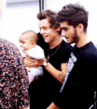 harry and zayn with brooklyn x - one-direction photo