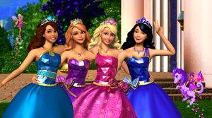  búp bê barbie Princess Charm School