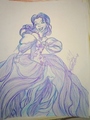 Belle wearing Sarah ball gown from Labyrinth.  - disney-princess fan art