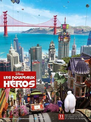 Big Hero 6 French Poster