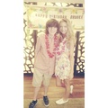 Chandler and Hana at Brooke's birthday party a few days ago - chandler-riggs photo
