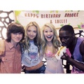 Chandler with Hana, Brooke and Klarity a few days ago  - chandler-riggs photo
