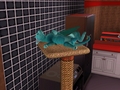 Chillaxing on the scratch post - the-sims-3 photo