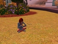 Doing homework with a snake - the-sims-3 photo