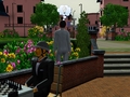 Good idea - stand in a flowerbed for no apparent reason - the-sims-3 photo