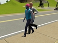 Have you never heard of walking AROUND a person - the-sims-3 photo