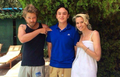 Hilarie Burton with Chad Michael Murray and Fan In Mexico - hilarie-burton photo