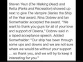 Ian Somerhalder and Nina Dobrev accepting their award for MTV’s Ship of the Year  - ian-somerhalder-and-nina-dobrev photo