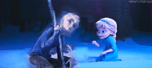 Jack Frost and Queen Elsa