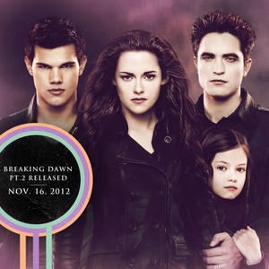 Jake, Bella, Edward and Renesmee