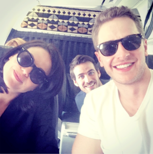  Lana,Josh and Colin at the Comic Con(July,2014)