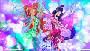 Layla / Aisha and Musa Bloomix wallpaper