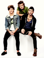 Louis,Zayn,Harry        - zayn-malik photo