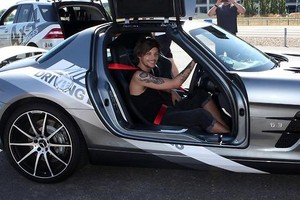  Louis during an AMG Driving Experience at Mercedes-Benz World in Weybridge, England - 18.07.2014