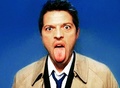 Misha Collins And His Tongue  - supernatural photo