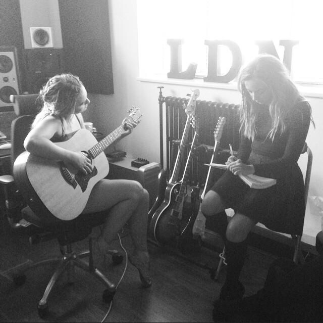 Photo of New picture of Perrie and Jade in the studio for fans of Little Mi...