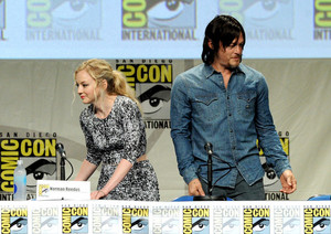  Norman Reedus and Emily Kinney