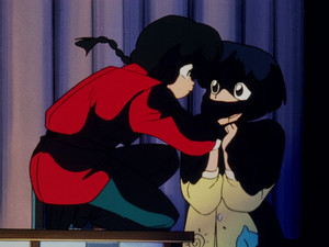 Ranma and Akane secret meeting