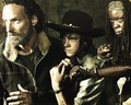 Rick, Carl, and Michonne - the-walking-dead photo