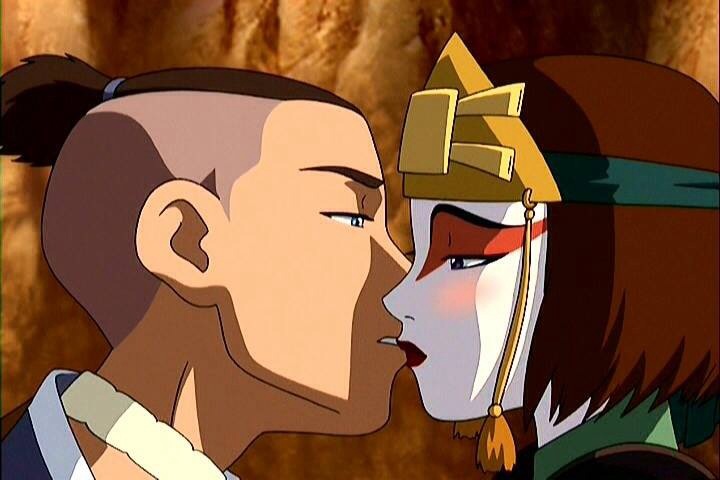 Photo of Suki and Sokka for fans of Avatar: The Last Airbender Couples. 