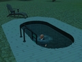 Swimming in a tuxedo - the-sims-3 photo