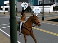 Thinking about facial features while riding - the-sims-3 photo