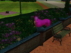  Unicorn in the flowerbed