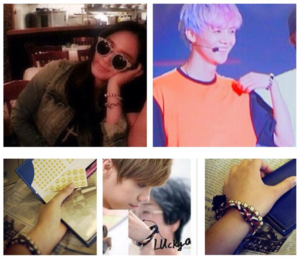  Yuri and Luhan's bracelet