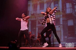  Zendaya and Val performing in SWAY: A Dance Trilogy at The 우주 at Westbury in Westbury, NY