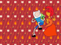 adventure-time-with-finn-and-jake - finn and flame princess wallpaper