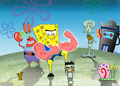 spongebob-squarepants - muscle-spongebob wallpaper