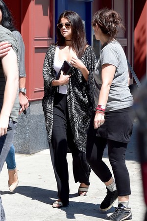  August 21: Selena out for lunch with Marafiki in West Hollywood, CA