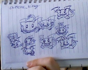  Chimera Kirby doodles